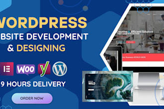 design and develop your wordpress website