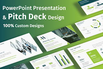 design professional powerpoint presentation and pitch deck