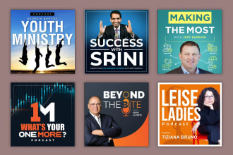 design a professional podcast cover art