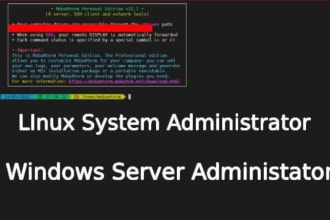 do everything that linux or windows system administrator do