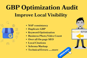 do gmb or gbp audit and optimize google my business profile