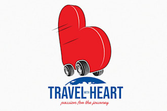 design an amazing travel logo for your business