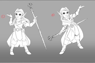 draw your character and creature design