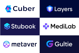 design a modern tech, saas, platform, software logo