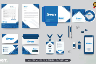 design business card, letterhead, email signature, stationery all items