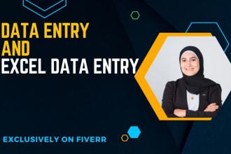 do data entry and excel data entry