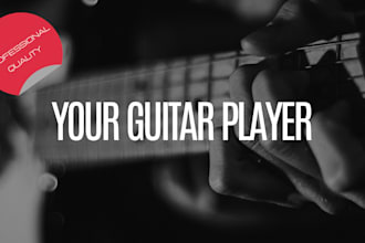 be your best session guitar player for metal, rock, pop