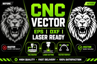 vectorize images to eps for cnc machines