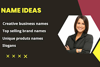 create brilliant business, brand, slogans and product names