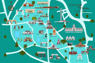 do vector map illustration