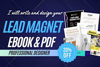 write and design your ebook and pdf lead magnet