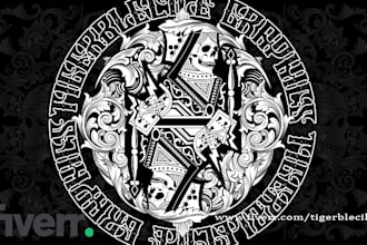 custom make ornamental lettering and graphics for your brand