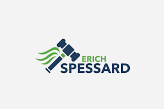 create a striking logo for a judicial candidate