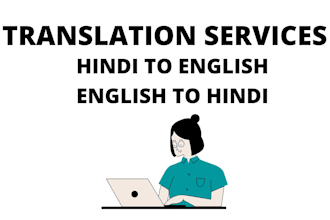 do hindi to english and english to hindi translation