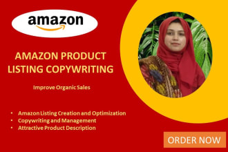 do amazon product listing copywriting, SEO optimized product listing fba