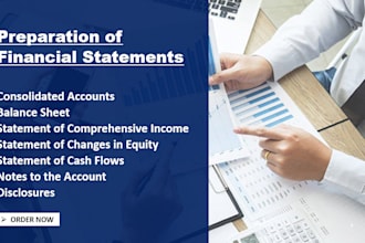 prepare financial statements and profit and loss acount
