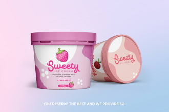 design winning product label, product packaging box design