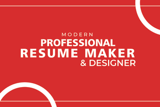 design professional modern resume maker cv