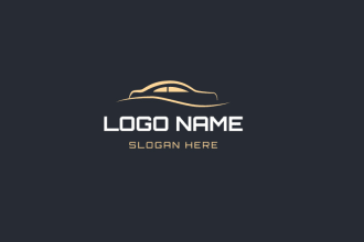 design professional racing car and automotive logo