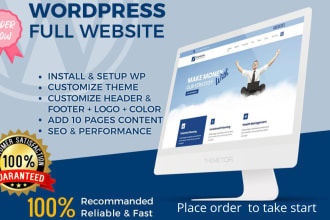 do professional wordpress website design, website redesign for business
