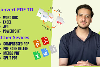 convert PDF to word, excel, jpg and powerpoint