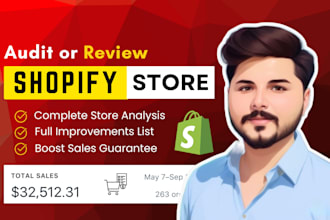do shopify store review, audit shopify store to boost your conversions