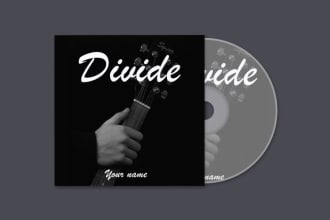 design unique album cover and podcast cover art