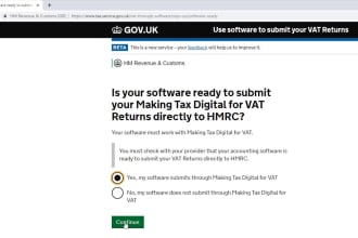 prepare and submit UK vat return on xero quickbooks excel