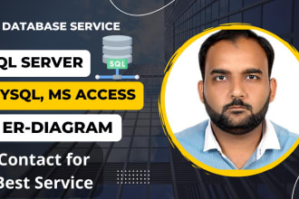 do mysql, sql server, and er diagram projects and task