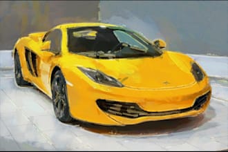 convert your image into the piece of fine art