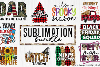 do printable sublimation  designs bundle