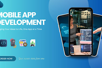 develop custom ios, android app using react native, expo, mobile app developer