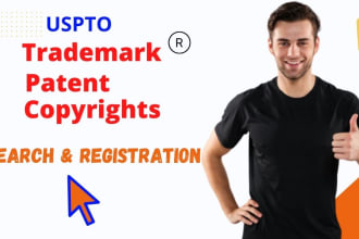 search and file trademark, patent and copyrights in USA