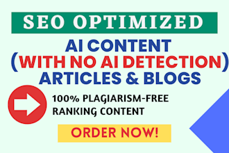 be your ai SEO website content writer on any niche
