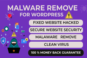 remove malware wordpress virus or wordpress hacked security