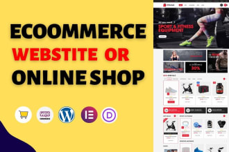 build ecommerce website, online store and multivendor website with woocommerce