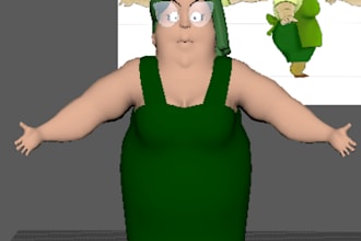 make cartoon characters in maya and blender
