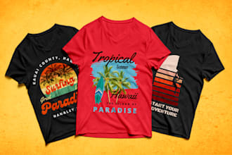 do trendy, vintage, retro badge, summer t shirt and merchandise