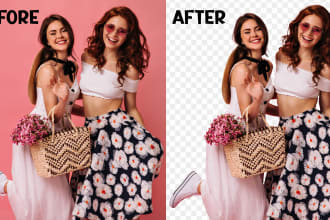 cut out images background removal professionally