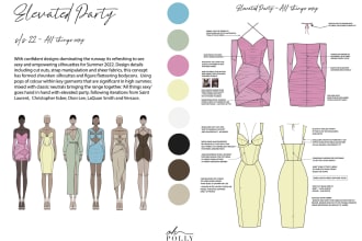 create a fashion technical flat drawing cad sketch