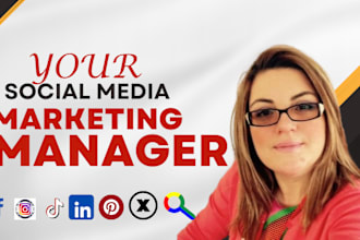 be your social media marketing manager and content creator