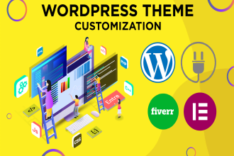 wordpress theme customization redesign website development