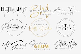 design handwriting, scripted, signature, cursive, handwritten logo