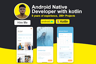 be your android developer for android app development
