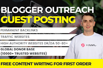 do blogger outreach with genuine guest posting service