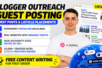 do blogger outreach with genuine guest posting service