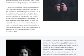create a website for music artist , producer , dj, band
