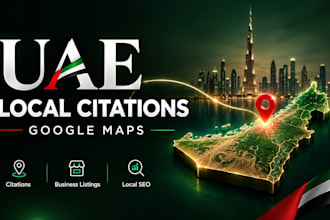 create premium uae dubai local citations for local SEO