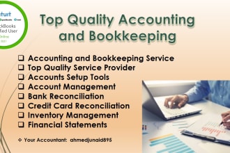 provide top quality accounting and bookkeeping service