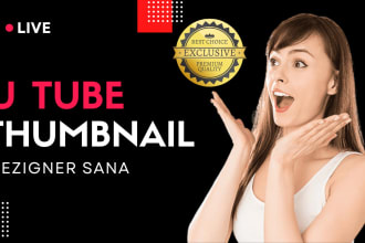create eye catchy custom youtube thumbnail